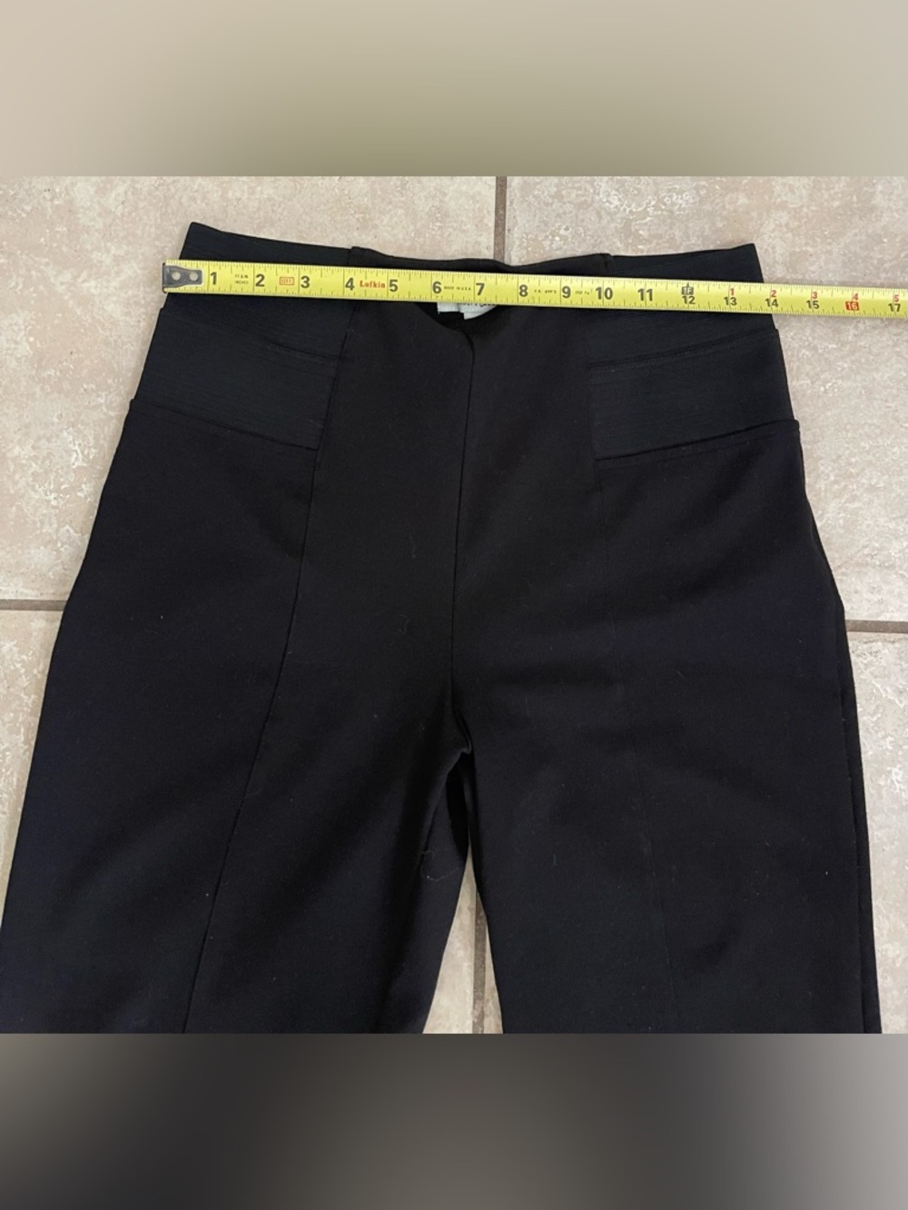 VTG Simply Noelle Pull-On, Elastic Waist, Black Pants, Size S/M 8-10 - Picture 3 of 7